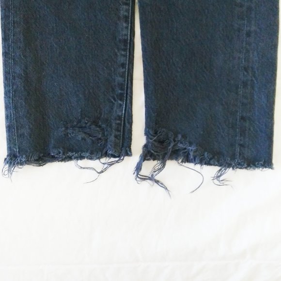 Agolde Jamie Jeans in Compass Black - Picture 6 of 11